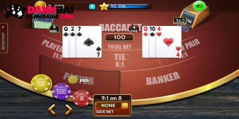 Banker player tie cần được đọc đúng trên bàn