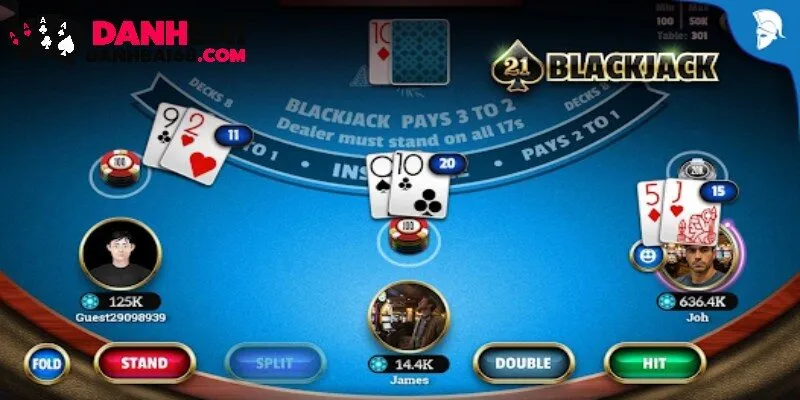 Luật chơi bàn xì dách được trình bày gọn