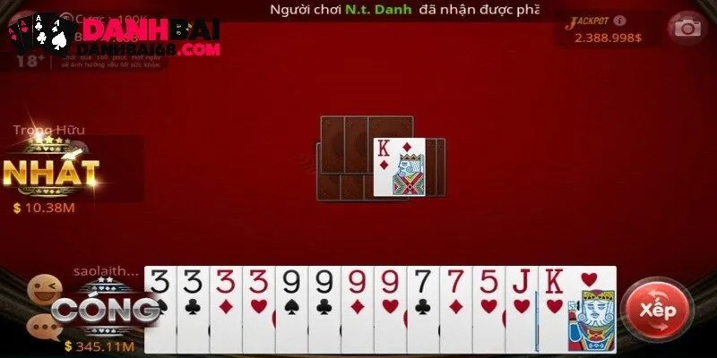 Tiến Lên Miền Nam - Luật Chơi Và Cách Xác Định Thắng