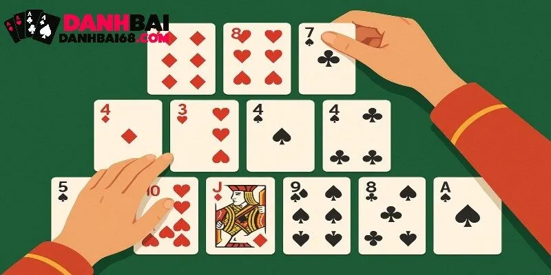 Xì tố dùng bài riêng khác Texas Hold'em